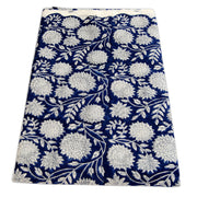 Best Quality Hand Block Print Indigo Fabric By Yards - CraftJaipur